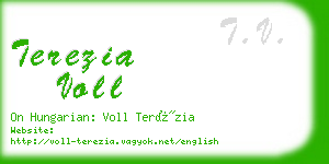 terezia voll business card